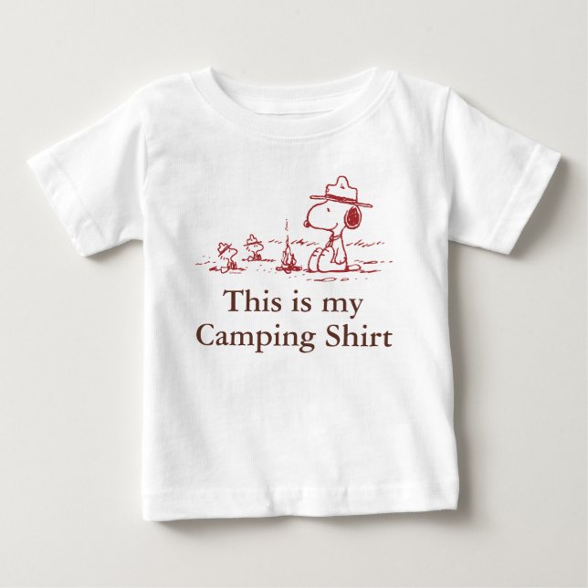Snoopy | Beagle Scout - All Good in the Woods Baby T-Shirt (Front)