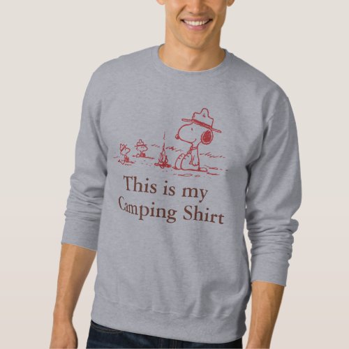 Snoopy  Beagle Scout _ All Good in the Woods Sweatshirt