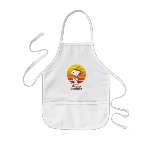 Snoopy  Beagle Scout _ Happy Camper Kids Apron