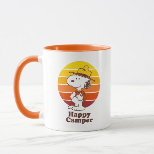 Snoopy  Beagle Scout _ Happy Camper Mug