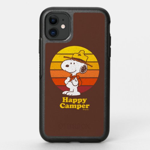 Snoopy  Beagle Scout _ Happy Camper OtterBox Symmetry iPhone 11 Case