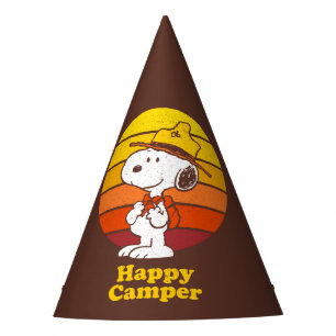 Snoopy   Beagle Scout - Happy Camper Party Hat