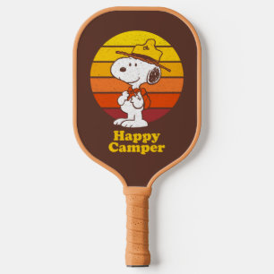 Snoopy Beagle Scout - Happy Camper Pickleball Paddle