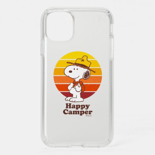 Snoopy  Beagle Scout _ Happy Camper Speck iPhone 11 Case