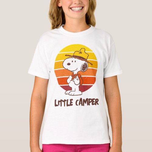 Snoopy  Beagle Scout _ Happy Camper T_Shirt