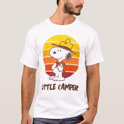 Snoopy  Beagle Scout _ Happy Camper T_Shirt