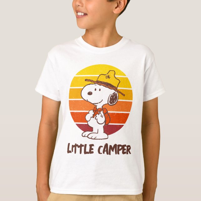 Snoopy | Beagle Scout - Happy Camper T-Shirt (Front)