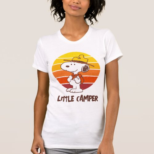 Snoopy  Beagle Scout _ Happy Camper T_Shirt