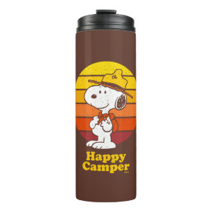 Snoopy Beagle Scout - Happy Camper Thermal Tumbler