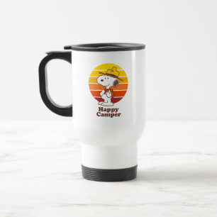 Snoopy Beagle Scout - Happy Camper Travel Mug