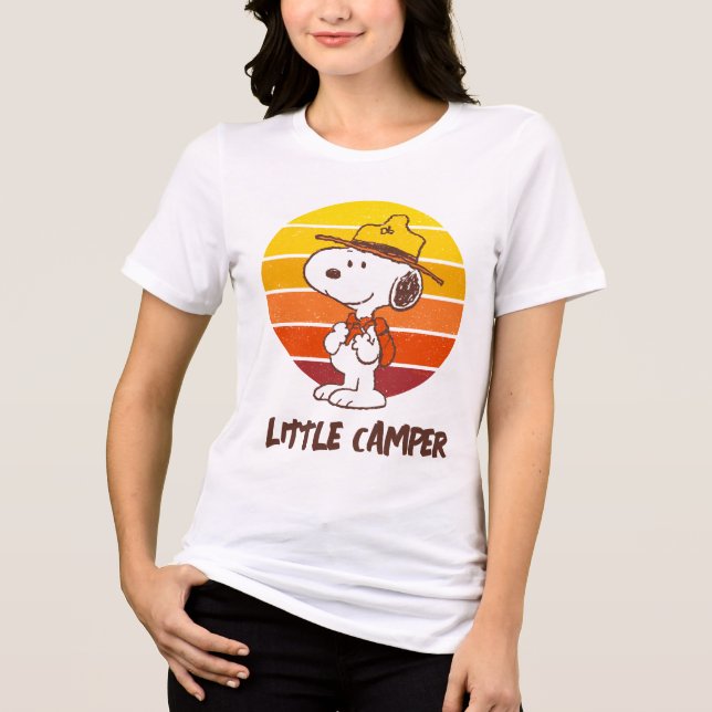 Snoopy | Beagle Scout - Happy Camper Tri-Blend Shirt (Front)