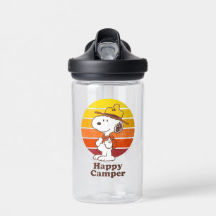 Snoopy   Beagle Scout - Happy Camper Water Bottle