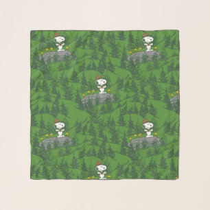 Snoopy Beagle Scout Hiking Pattern Scarf