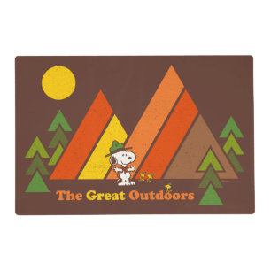 Snoopy Beagle Scout - The Great Outdoors Placemat