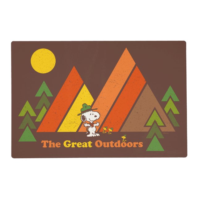 Snoopy | Beagle Scout - The Great Outdoors Placemat (Front)