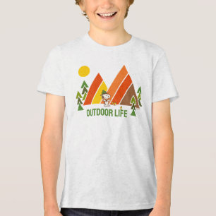 Snoopy Beagle Scout - The Great Outdoors Tri-Blend Shirt