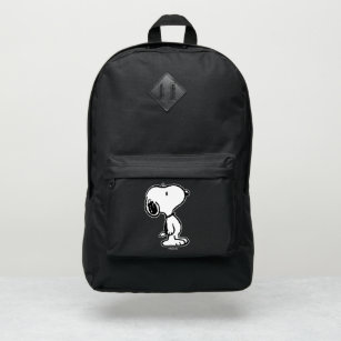 Snoopy Black & Magenta Pattern Port Authority® Backpack