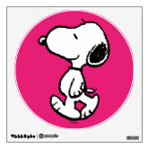 Peanuts | Snoopy Making the Catch Wall Decal | Zazzle