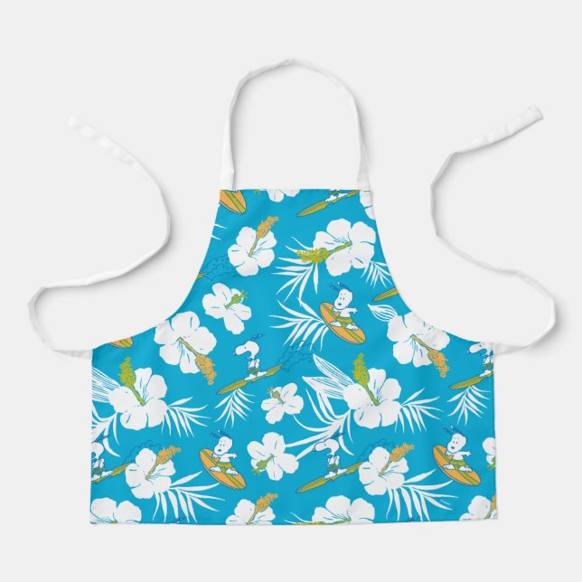 Snoopy Brooklyn Beach Pattern Apron (Front)
