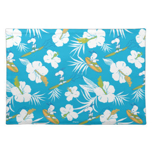 Snoopy Brooklyn Beach Pattern Cloth Placemat