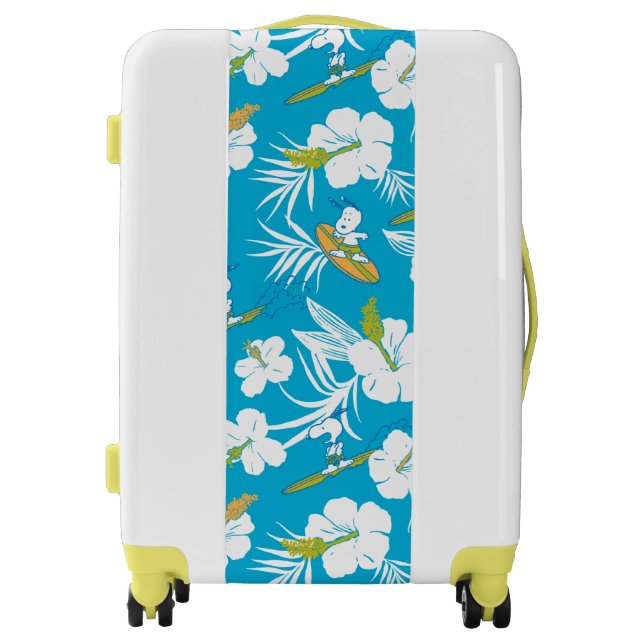 Snoopy Brooklyn Beach Pattern Luggage (Front)