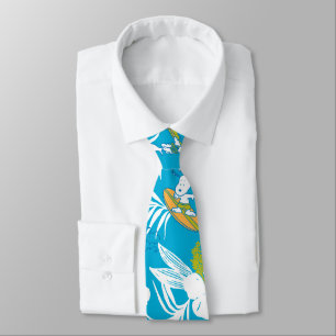 Snoopy Brooklyn Beach Pattern Neck Tie