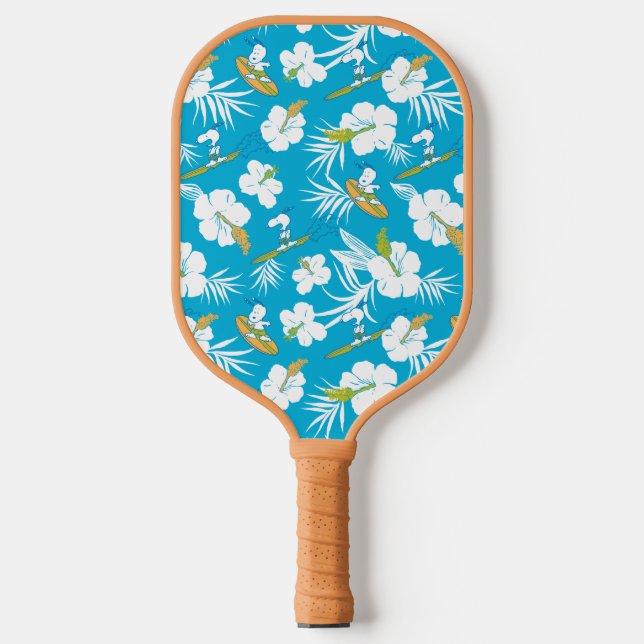 Snoopy Brooklyn Beach Pattern Pickleball Paddle (Front)