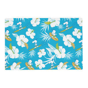 Snoopy Brooklyn Beach Pattern Placemat