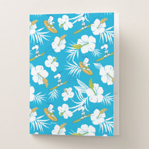 Snoopy Brooklyn Beach Pattern Pocket Folder