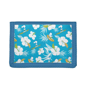 Snoopy Brooklyn Beach Pattern Trifold Wallet