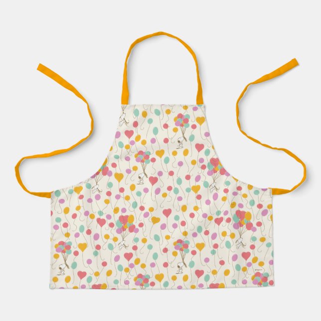 Snoopy Bunches of Balloons Pattern Apron (Front)