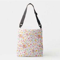 Snoopy Bunches of Balloons Pattern Crossbody Bag