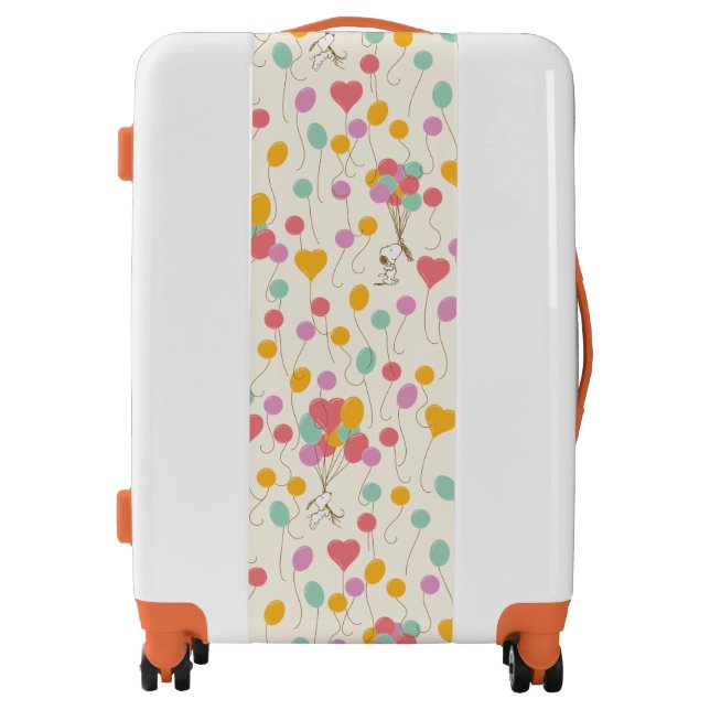 Snoopy Bunches of Balloons Pattern Luggage (Front)