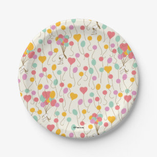 Snoopy Bunches of Balloons Pattern Paper Plates