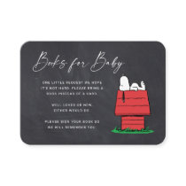 Snoopy Chalkboard - Books for Baby Invitation