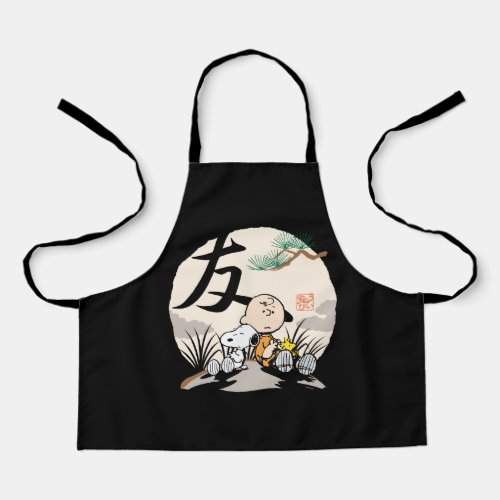 Snoopy Charlie Brown and Woodstock _ Friend Apron