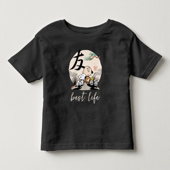 Snoopy, Charlie Brown, and Woodstock - Friend Toddler T-shirt (Front)