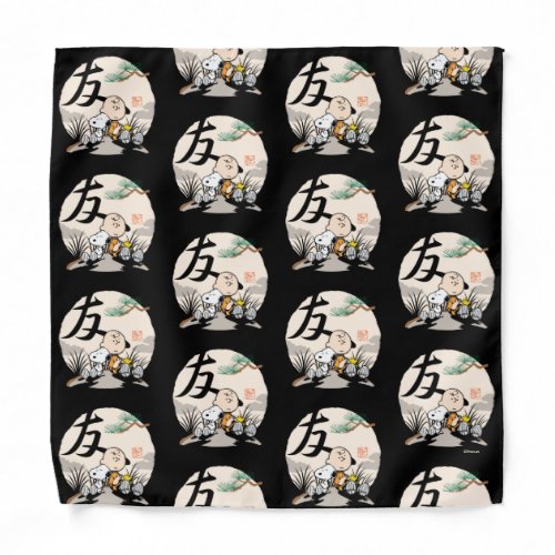 Snoopy Charlie Brown and Woodstock Pet Bandana