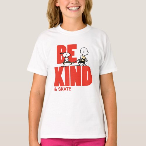 Snoopy  Charlie Brown  Be Kind T_Shirt