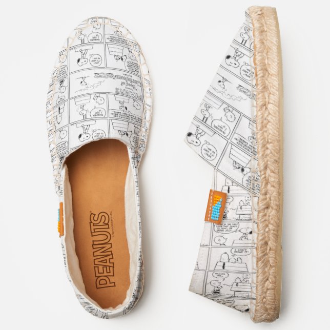 Snoopy & Charlie Brown | English Muffin Espadrilles (Side)