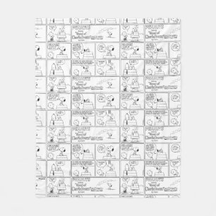 Snoopy & Charlie Brown English Muffin Fleece Blanket