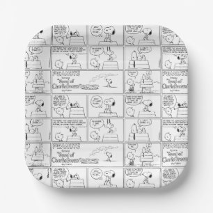 Snoopy & Charlie Brown   English Muffin Paper Plates