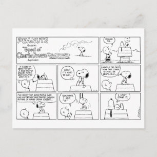 Snoopy & Charlie Brown English Muffin Postcard