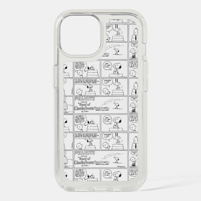 Snoopy & Charlie Brown | English Muffin Speck iPhone Case (Front)