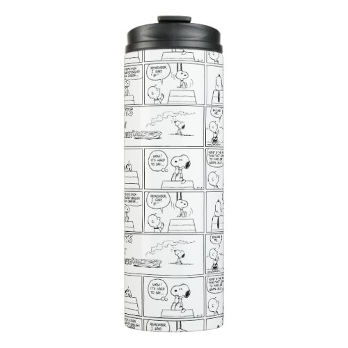 Snoopy  Charlie Brown  English Muffin Thermal Tumbler