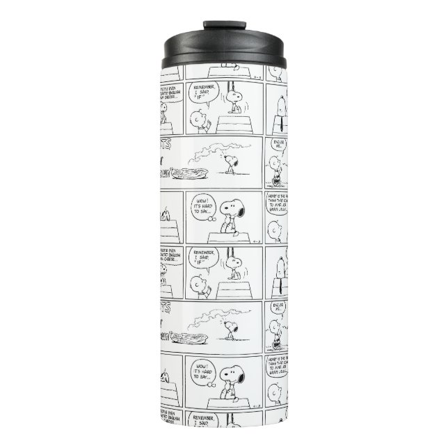 Snoopy & Charlie Brown | English Muffin Thermal Tumbler (Front)
