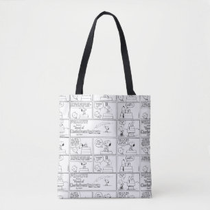 Snoopy & Charlie Brown English Muffin Tote Bag