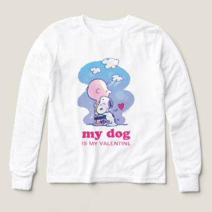 Snoopy & Charlie Brown My Dog Is My Valentine Tri-Blend Shirts
