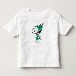snoopy christmas trees  toddler t-shirt