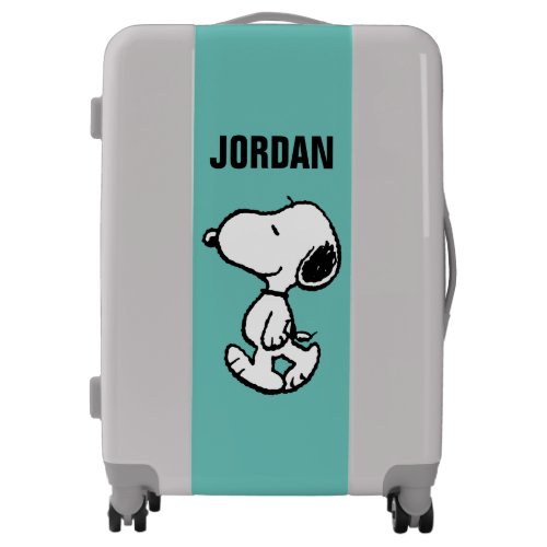 Snoopy Classic Comics  Add Your Name Luggage